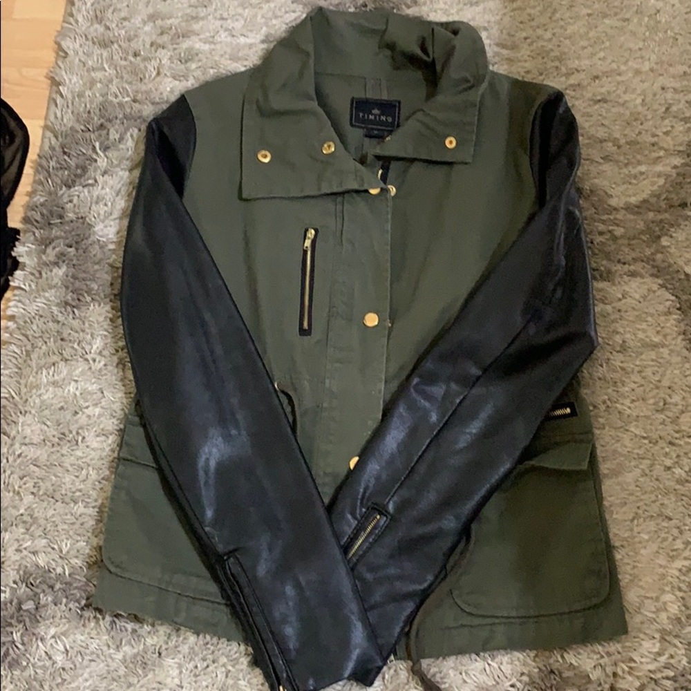 Olive green jacket